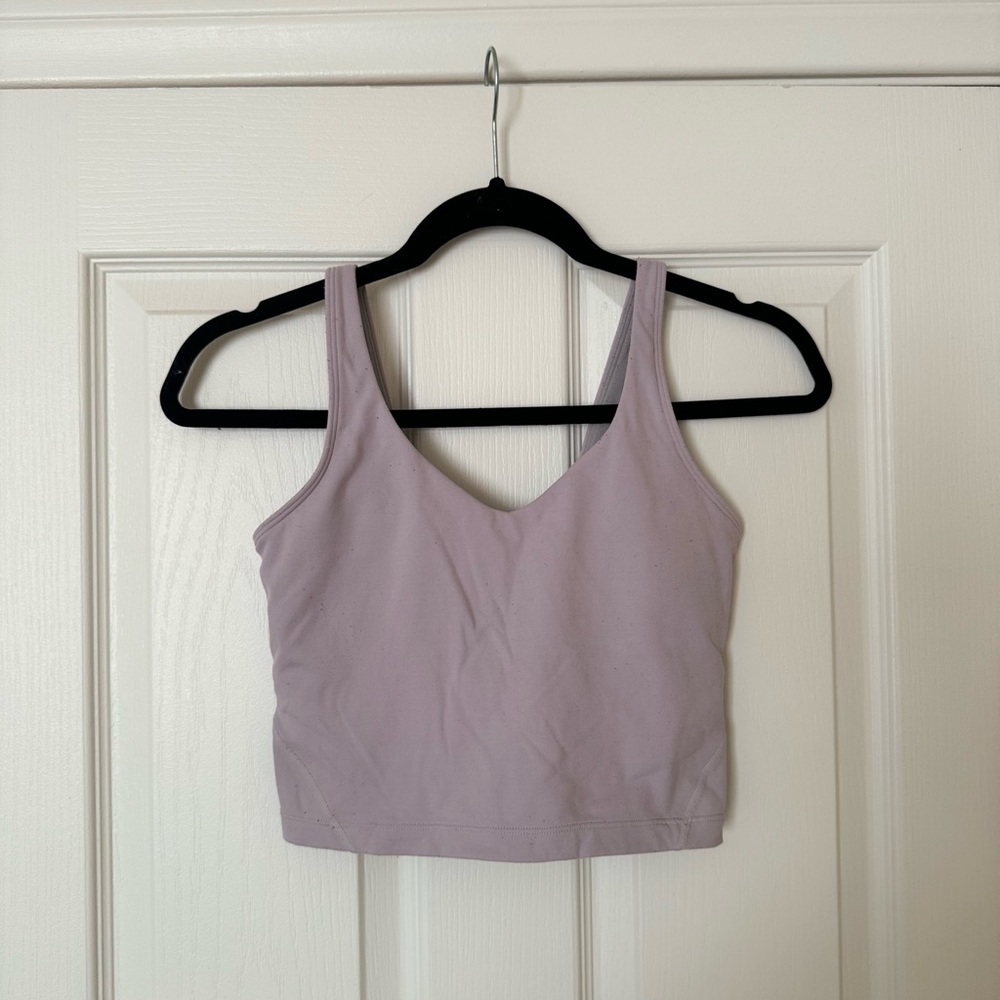 GLOWMODE FeatherFit Active Tank, Size S in Mauve Purple